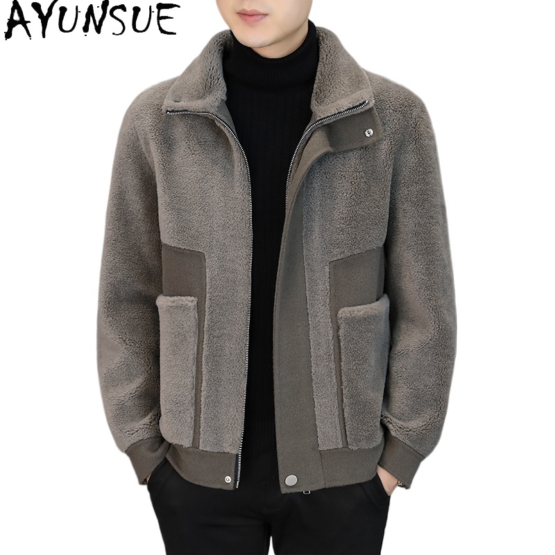 Warm Winter Clothing - AYUNSUE Zimowe płaszcze męskie ze 100%
