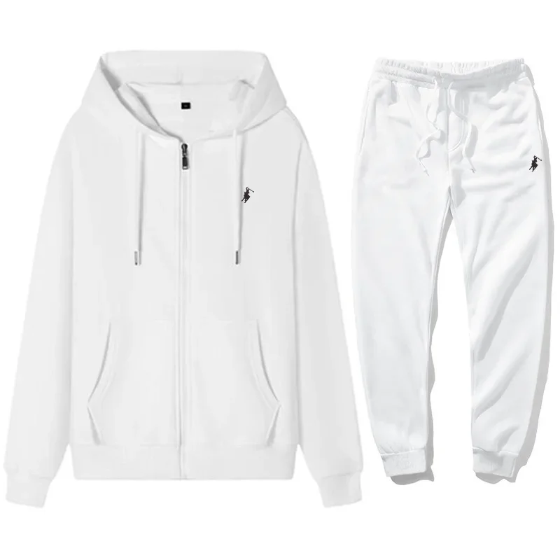 Warm Winter Clothing - Męski klasyczny zestaw: bluza z kapturem