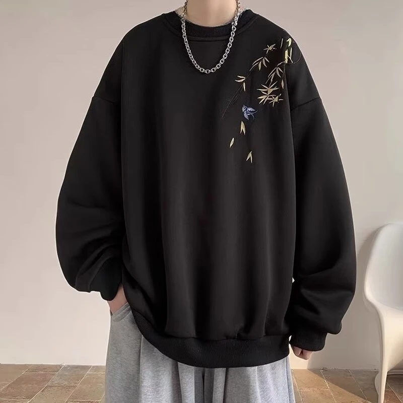 Winter Clothes Shop - Nowa Chińska Bluza Męska Oversize z