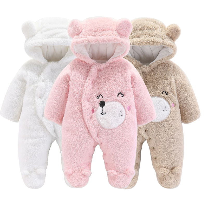 Winter Clothing Toddler - Ubrania dla chłopców śliczne pluszowe kreskówki