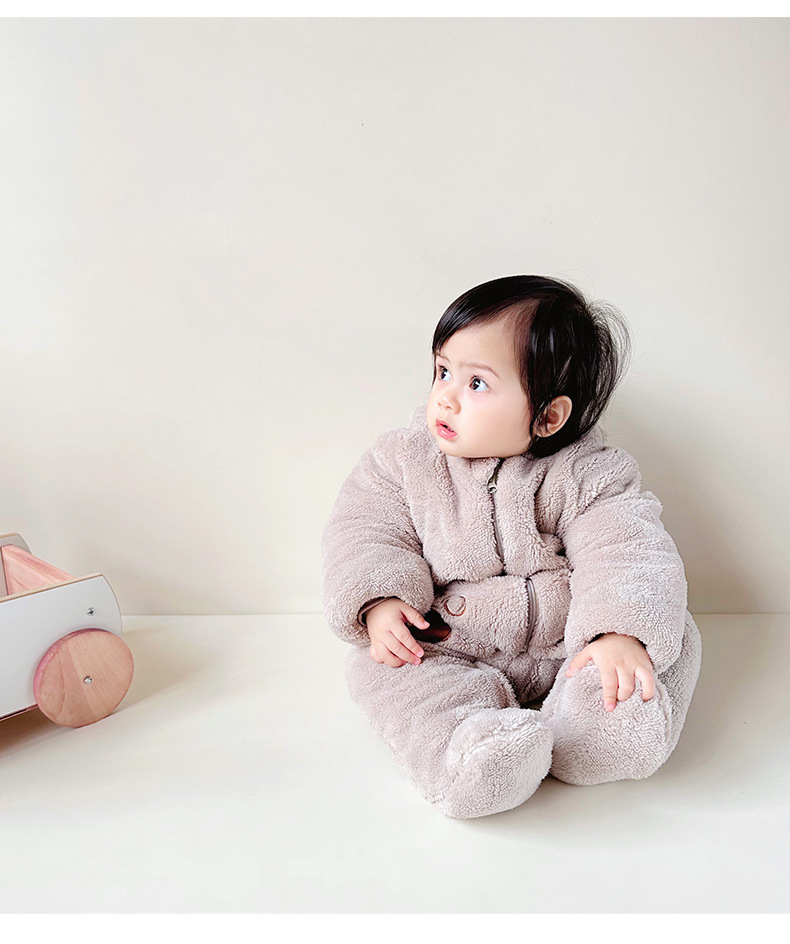 Winter Clothing Toddler - Rampersy niemowlęce, urocze kombinezony dla małych