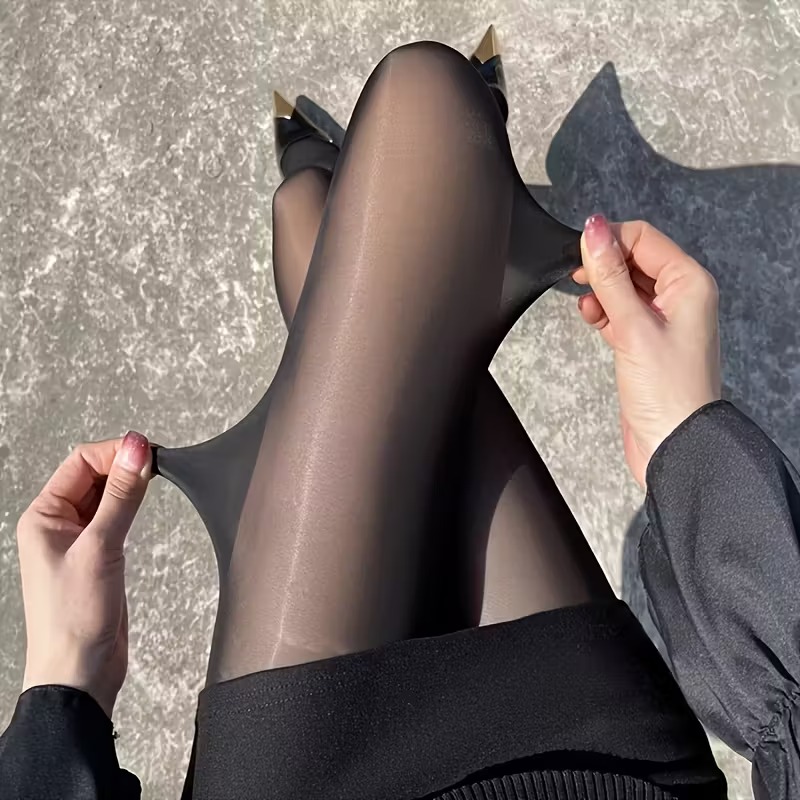 Winter Clothing Essential - Zimowe legginsy termiczne z wełny damskie,