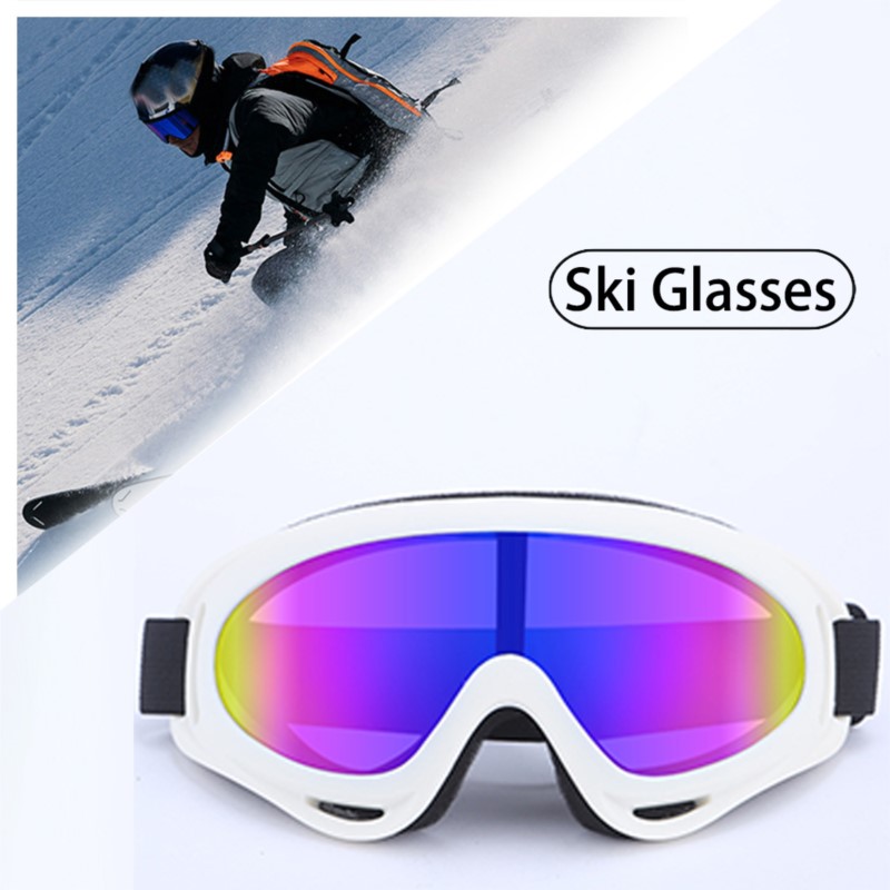 Snow Goggle Uv - Wiatroodporne gogle narciarskie z ochroną UV,