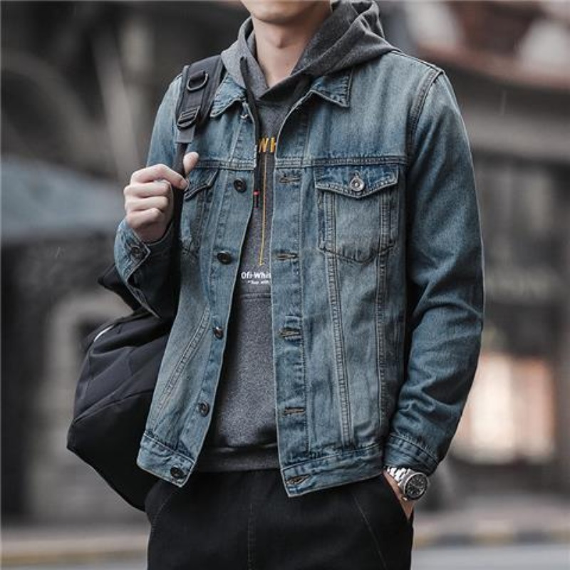 Nowa luźna kurtka kowbojska mę – Winter Clothes Shop recenzja i cena