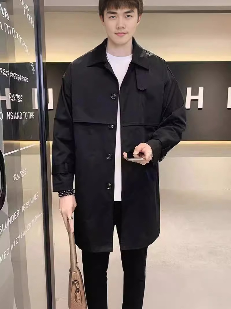 Męski płaszcz trencz z kapture – Winter Clothing Companies recenzja i cena