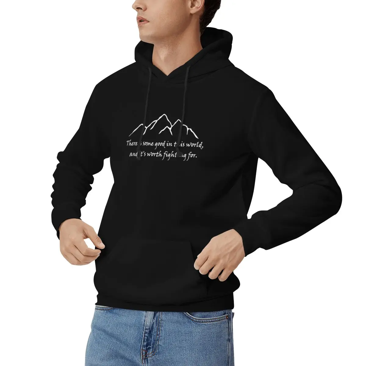 Bluzy z kapturem z cytatem Sam – Winter Clothing Quotes recenzja i cena