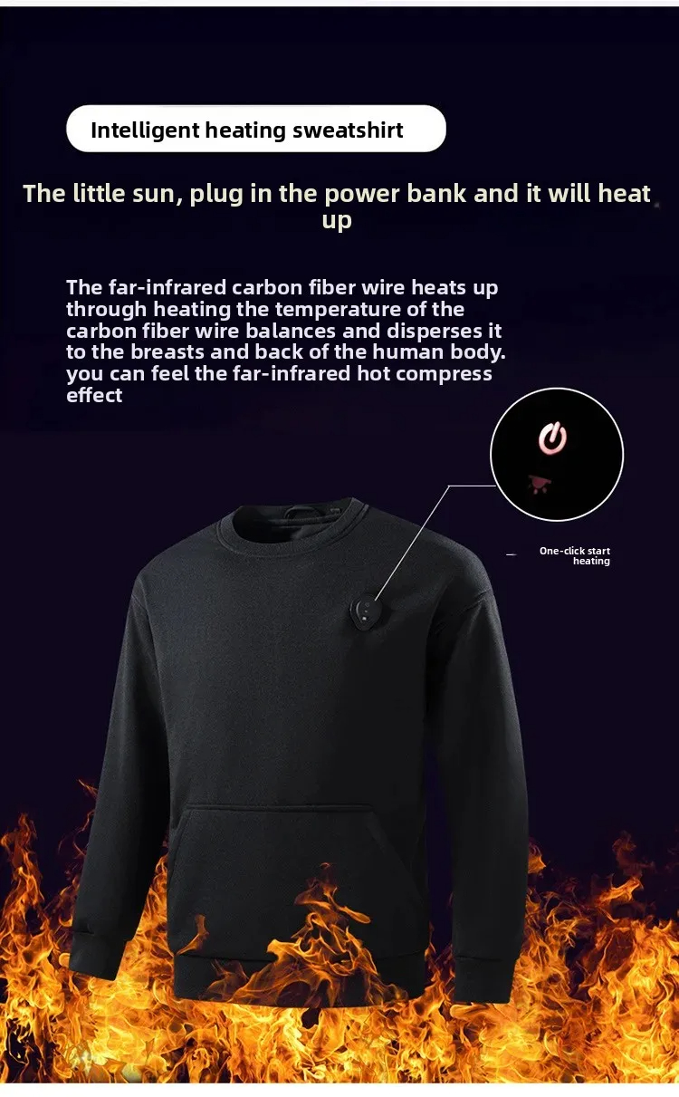 Nowa podgrzewana bluza USB, mę – Warm Winter Clothing recenzja i cena