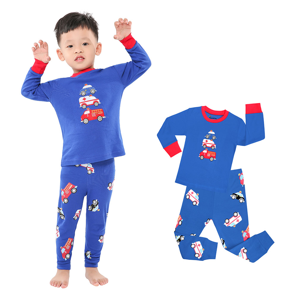100 Cotton Boys Pajamas Sets 2 – Winter Clothing Toddler recenzja i cena