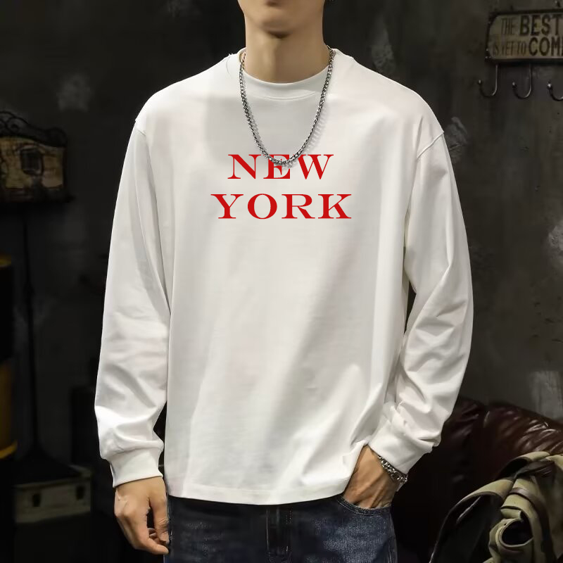 100% czystej bawełny Bluza męs – Winter Clothing New York recenzja i cena