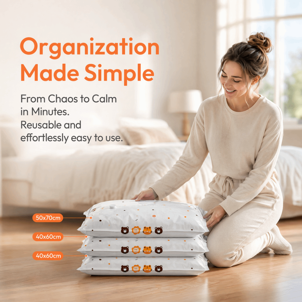 Grube worki próżniowe do przec – Winter Clothing Organizer recenzja i cena
