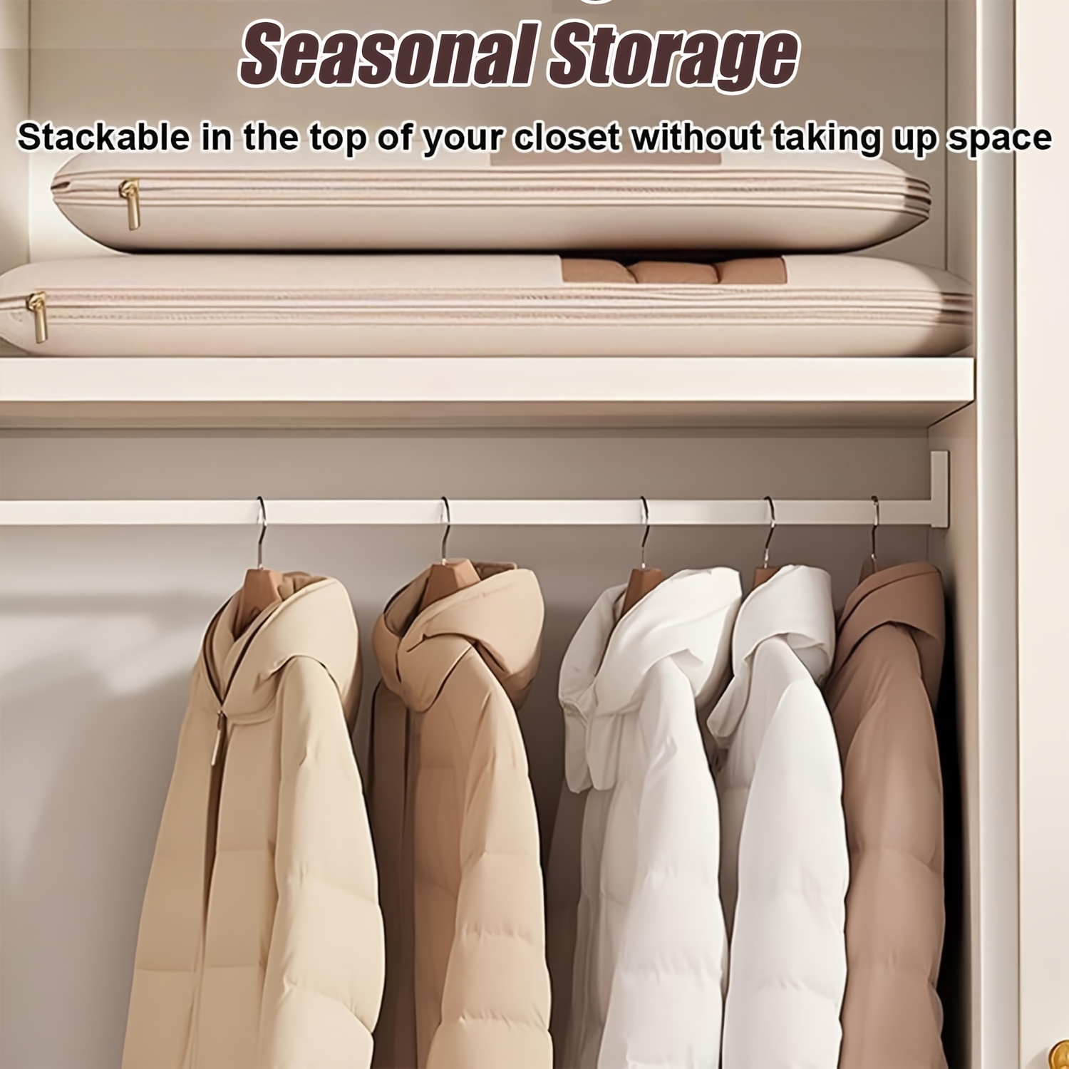 Beżowa torba kompresyjna do za – Winter Clothing Organizer recenzja i cena