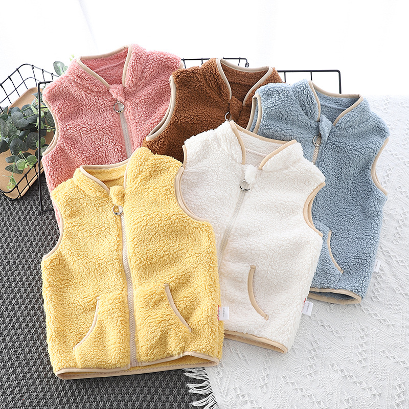 Chłopięca flanelowa kamizelka  – Winter Clothing 1 Year Old recenzja i cena