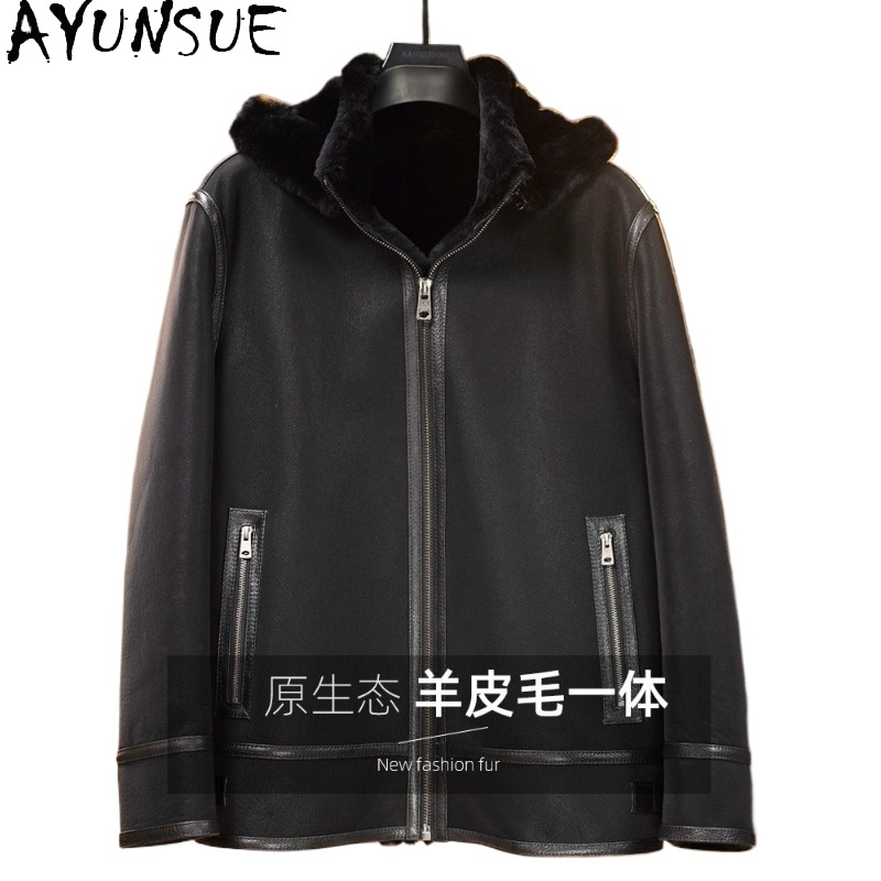 AYUNSUE Czarny Płaszcz z Prawd – Warm Winter Clothing recenzja i cena